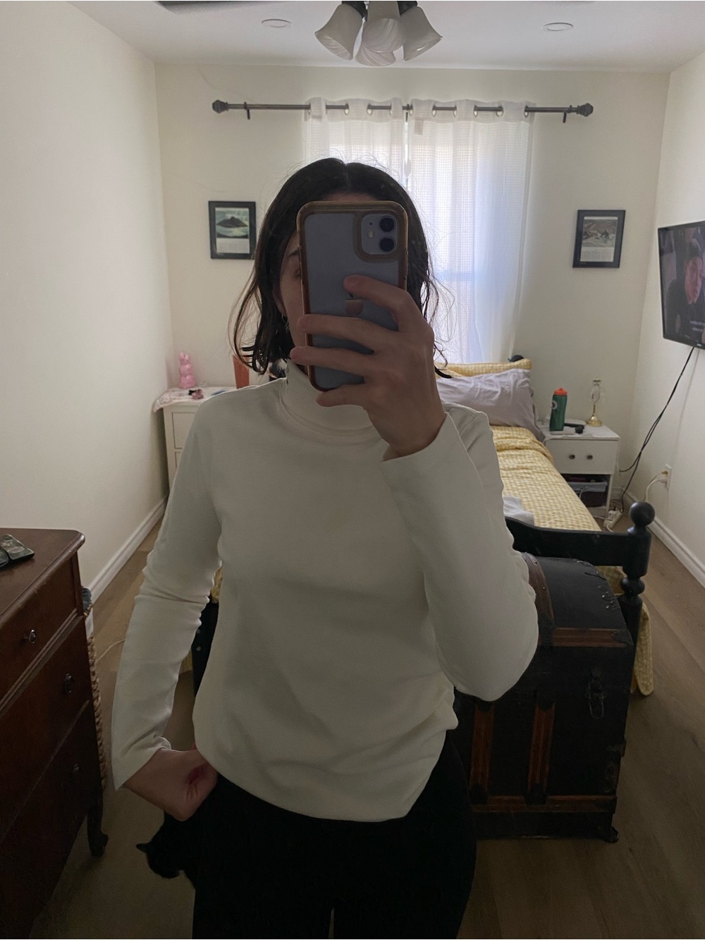 Holiday Editions Cream Turtleneck Sweater